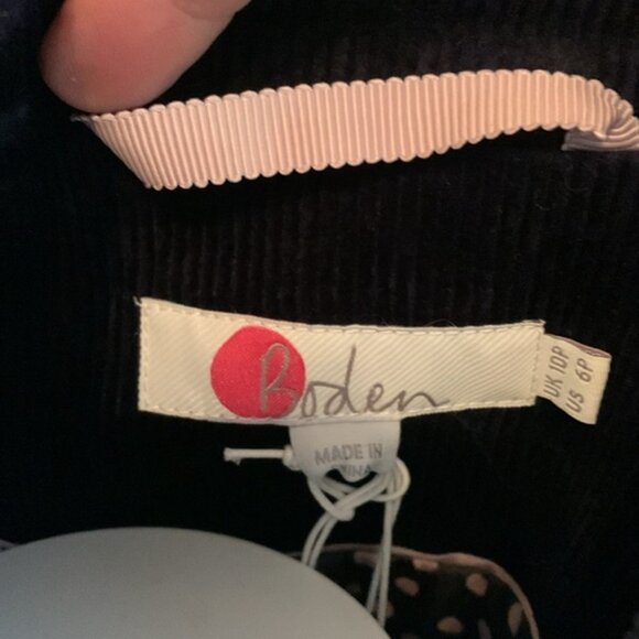 Boden navy‎ cord blazer. NWT. Retsil 184 - Picture 3 of 6